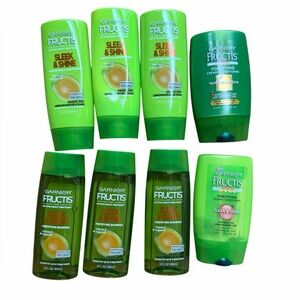 Garnier Sleek & Shine Shampoo & Conditioner travel set of 8